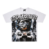 Life Hustlers Shadow Warrior Vintage Graphic Oversized Tee