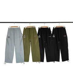Broken planet embroidered loose straight tube casual pants