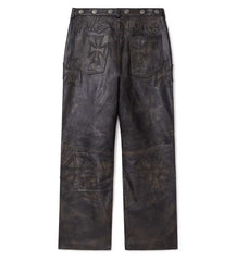 Vale Forever Croxxx Leather Pants Black